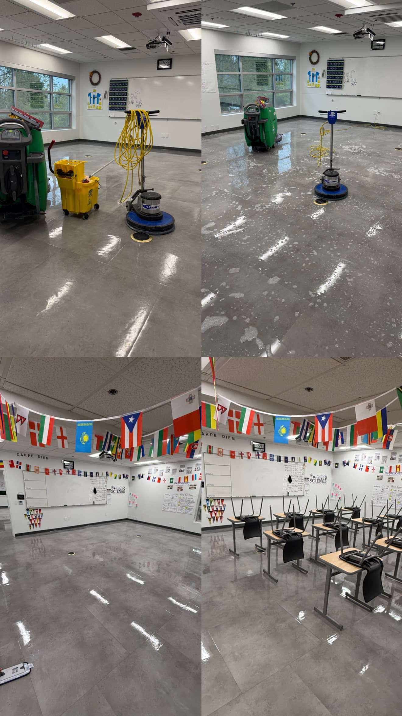 Professional cleaning result