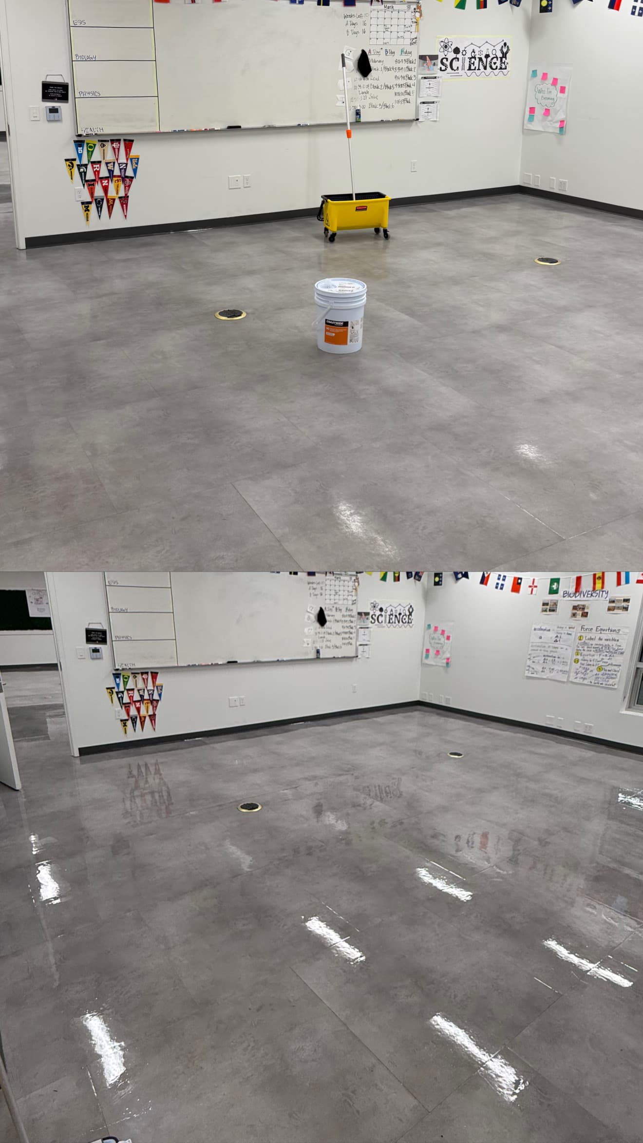 Professional cleaning result