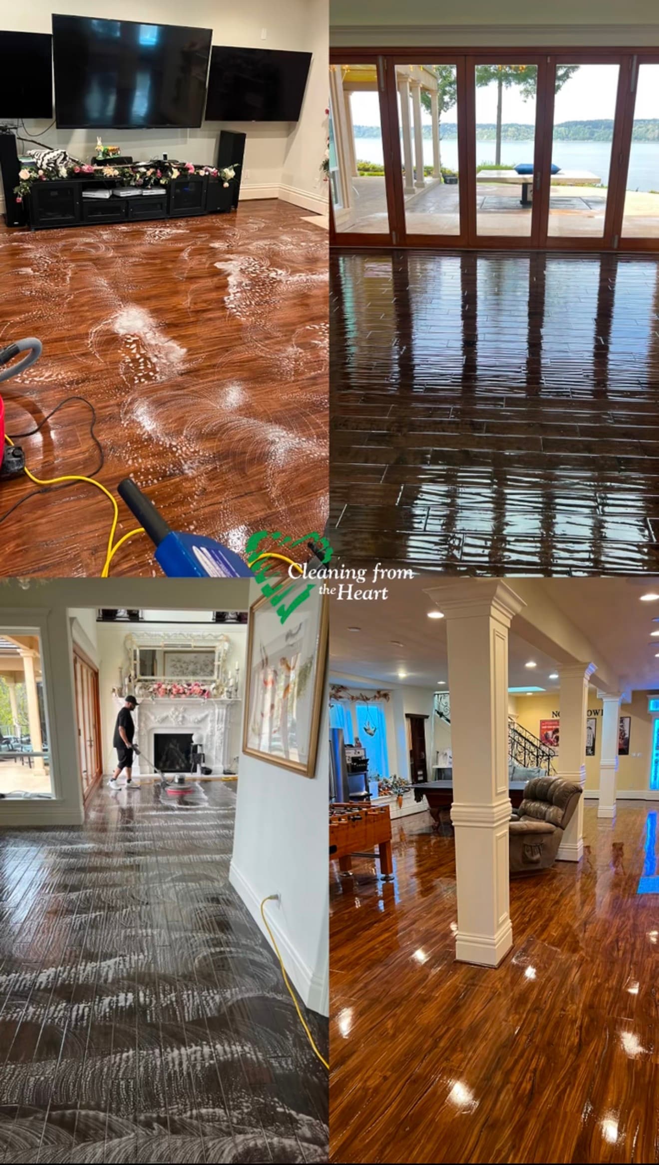 Professional cleaning result